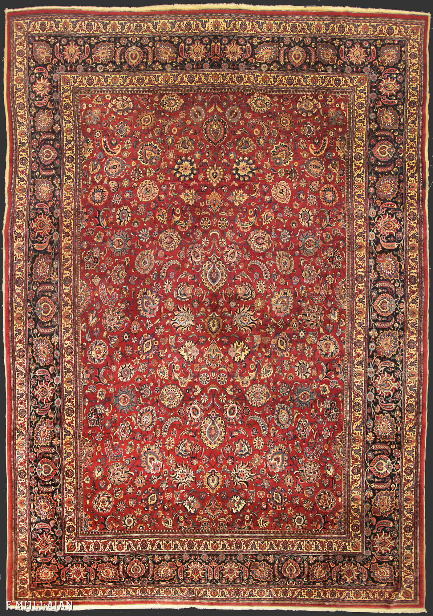 Antique Persian Mashad Carpet n°:82953011